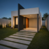 Imagem do Projeto de Casa para Terreno 1x2 com 2 Quartos – 73.32 m²